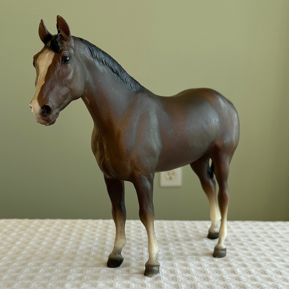 Vintage Breyer Quarter Horse Yearling #101 Liver Chestnut (a)